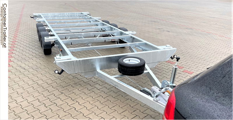 Containeranhanger mit 3 Achsen Containeranhanger mit 3 Achsen
