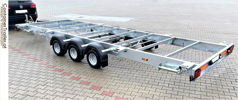Containertrailer 3 Achsen SUV Pickup Containertrailer 3 Achsen SUV Pickup