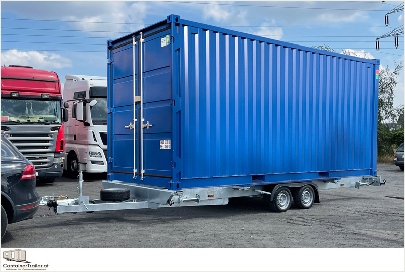 Trailer für Containertransport 20 Fuss Container Trailer für Containertransport 20 Fuss Container