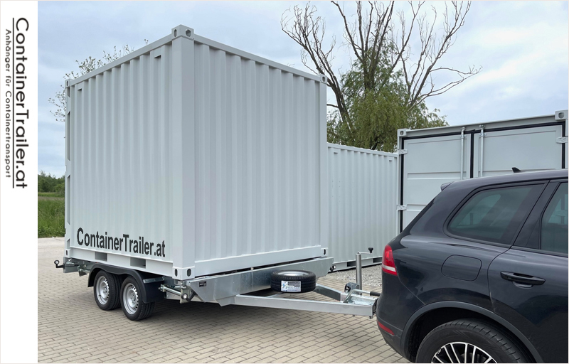 Autoanhänger für 10 Fuss Container Autoanhänger für 10 Fuss Container